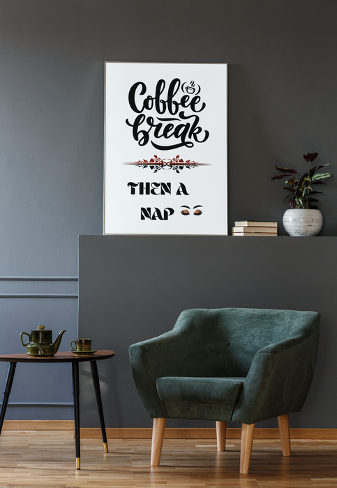 Relax in Style with ‘Coffee Then a Nap’ Digital Wall Art - Exclusive from MomHouseDigitalCreations 2:3 Ratio Scalable